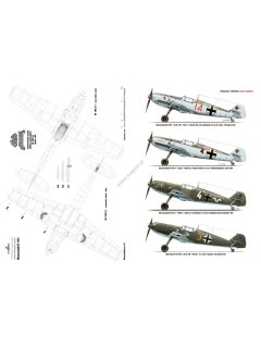 Messerschmitt Bf 109 E, Topdrawings 134, Kagero
