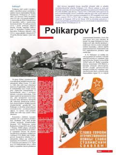 Aero 44: Polikarpov I-16 in Spain - Czech text