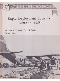 Rapid Deployment Logistics: Lebanon 1958