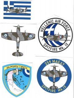 Spitfire Mk.IX Stickers Spitfire Mk.IX Stickers